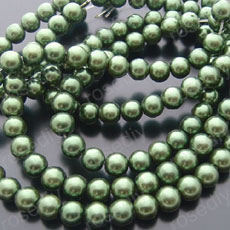 6MM人造珍珠(橄榄绿)