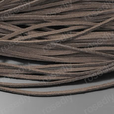 2.5*1.5MM方皮绳（深棕色）