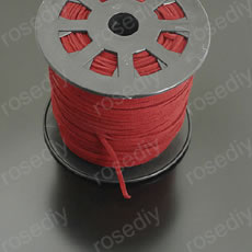 2-2.5*1.5MM方皮绳-桶装（红色）
