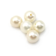 7.5-8MM 半孔圆形 天然珍珠(原色)